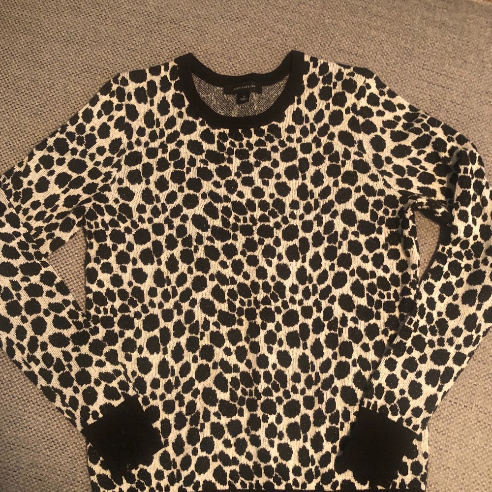 Ann Taylor leopard sweater